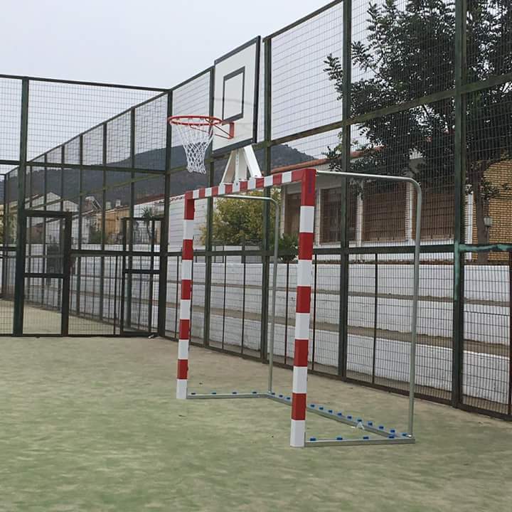 Porterías Fútbol Sala y Balonmano con Canasta - Deportes Urbanos