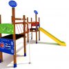 Parque infantil con paneles interactivos
