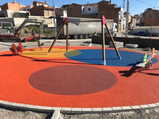 Instalación de Suelo de Caucho en Circunferencias Alcaudete (Jaén)