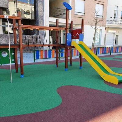 Pavimento Caucho Continuo 2 - Parques infantiles - Mobiliario urbano