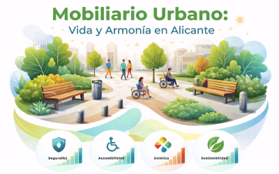 Beneficios del mobiliario urbano bien planificado en zonas peatonales