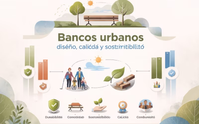 Bancos urbanos: tipos, materiales y mejores prácticas