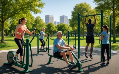 Circuitos deportivos urbanos: qué son, qué equipamiento necesitan y por qué los ayuntamientos los están instalando