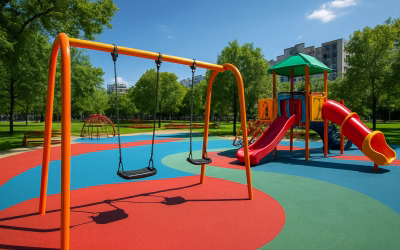 Pavimentos de caucho para parques infantiles: todo lo que debes saber antes de instalar tu superficie de seguridad